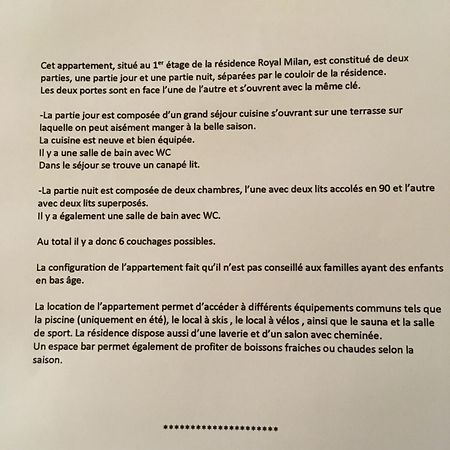 Appartement Royal Milan A Deux Cles Partie Nuit Et Partie Jour Сен-Лари-Сулан Екстериор снимка